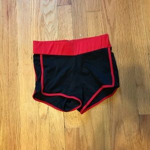 Balera Red and Black Shorts